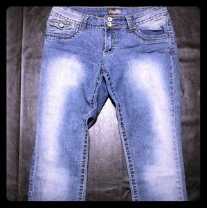 Angel Jeans Cuffed Cropped Jeans